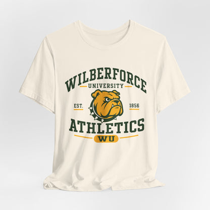 Wilberforce University Athletics T-Shirt — Bulldogs Logo College Tee - Lasercraft Design