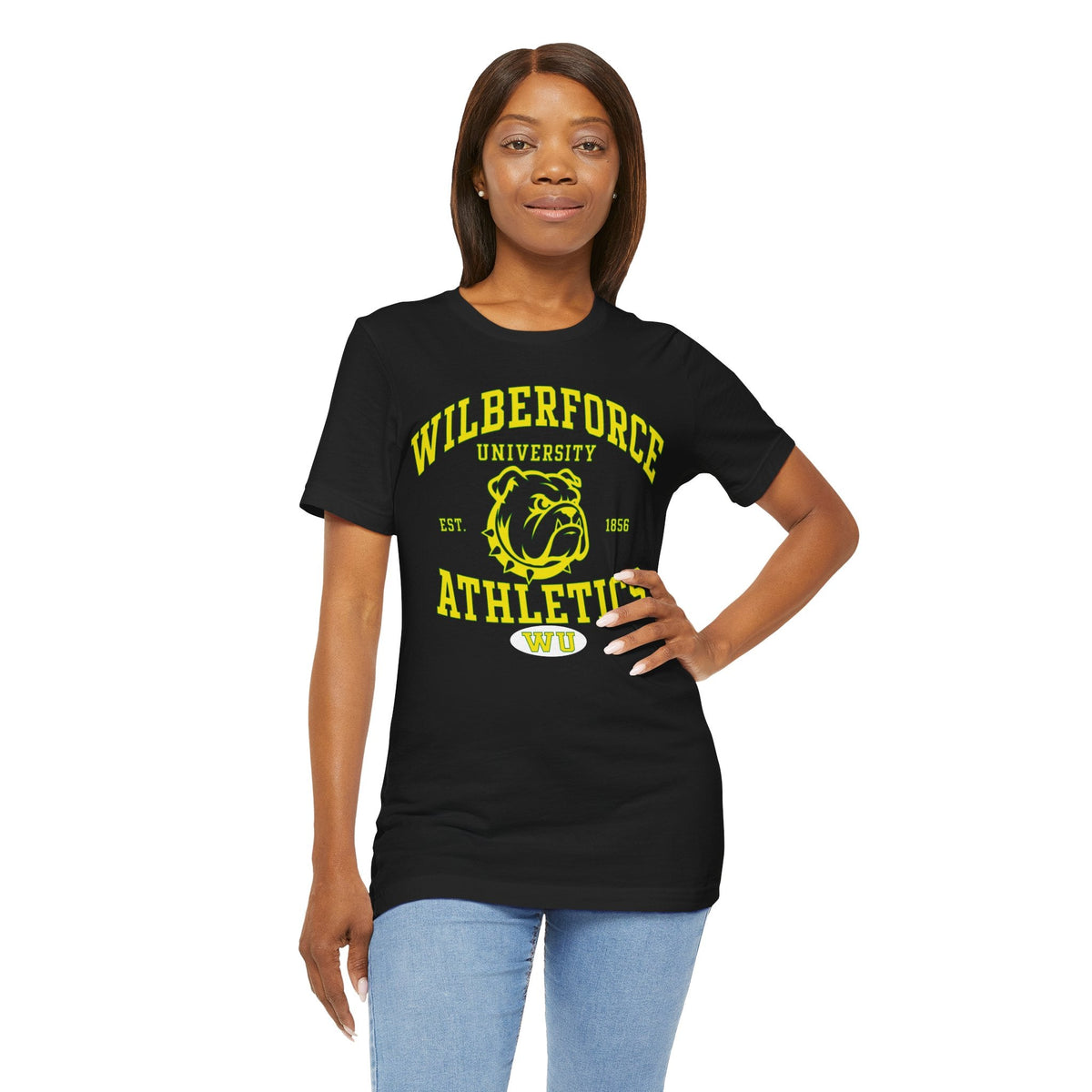 Wilberforce University Athletics T-Shirt — Bulldogs Logo College Tee - Lasercraft Design