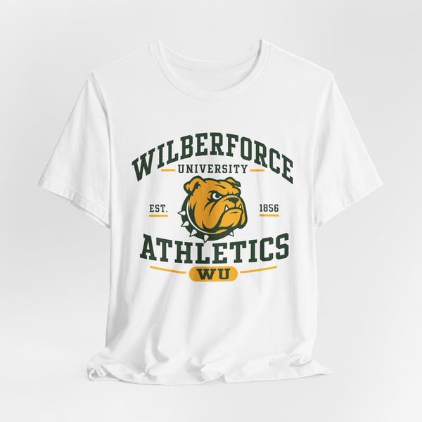 Wilberforce University Athletics T-Shirt — Bulldogs Logo College Tee