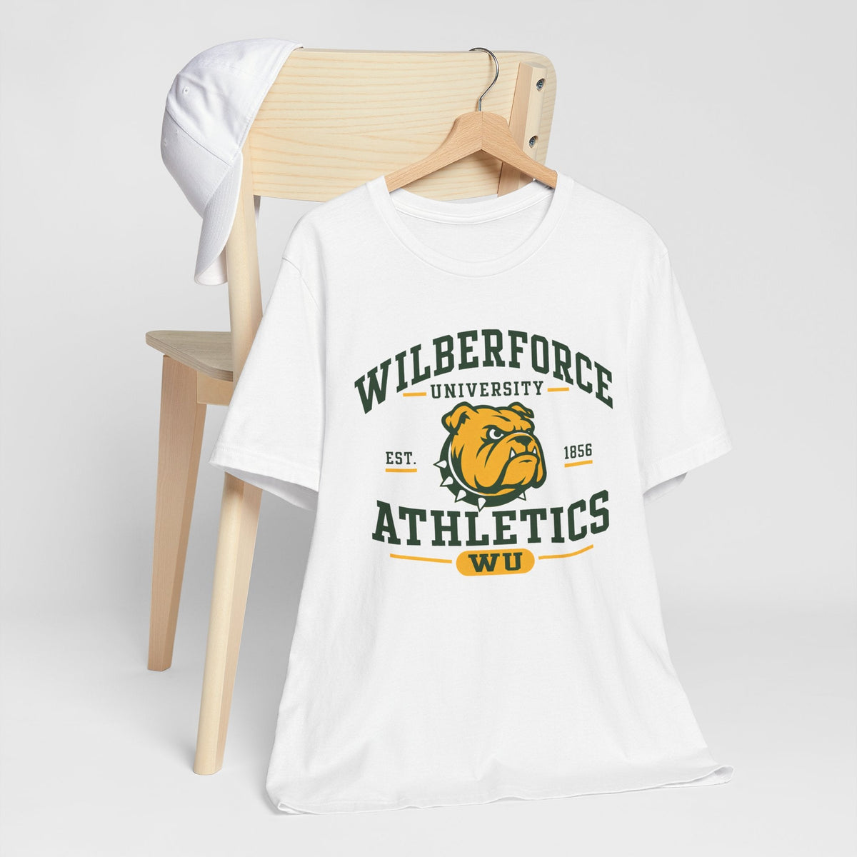 Wilberforce University Athletics T-Shirt — Bulldogs Logo College Tee - Lasercraft Design