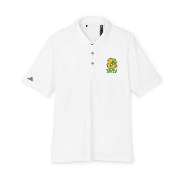 WU Bulldog Logo Polo Shirt — Embroidered College Team Performance Polo
